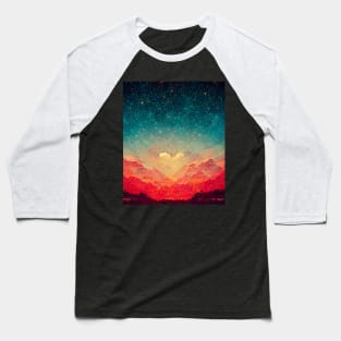 The Starry Ombre Baseball T-Shirt